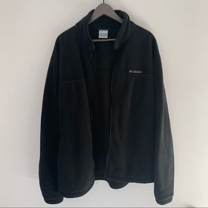 Columbia black full-zip jacket with collared neck